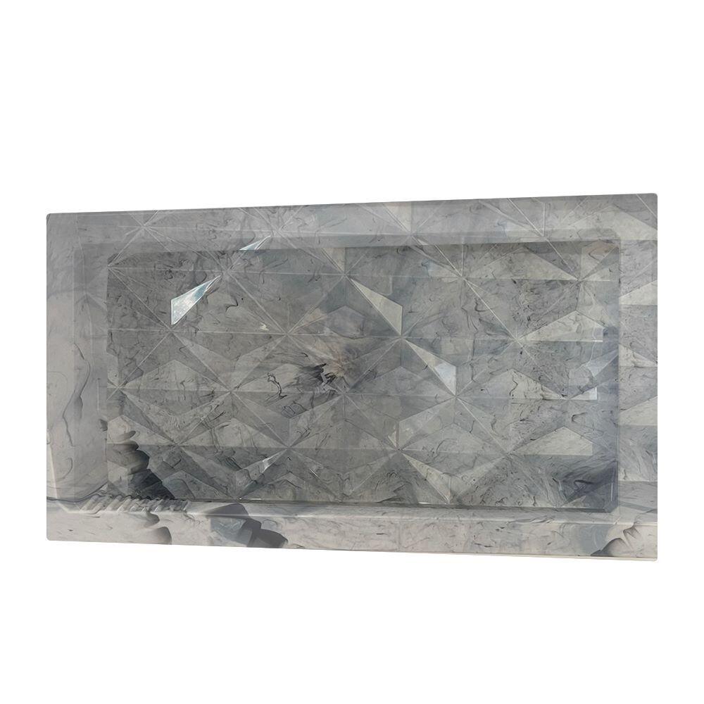 Nicho de Embutir Marmorizado 1 Peça 35x63x8 Kasabelle
