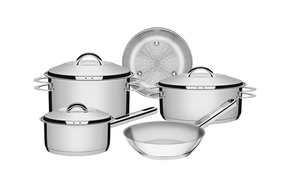 Jogo de Panela Inox 5 Peças Solar Inox Tramontina