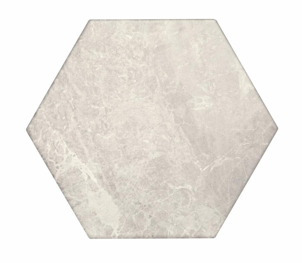 Porcelanato Rodape White Hexa Bold Acetinado 20x20 Portobello
