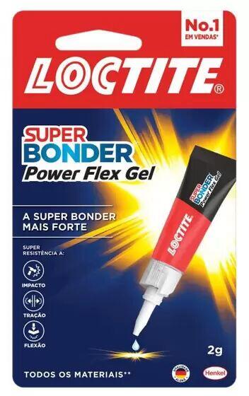 Cola 2gr Super Bonder Power Incolor Transparente Henkel