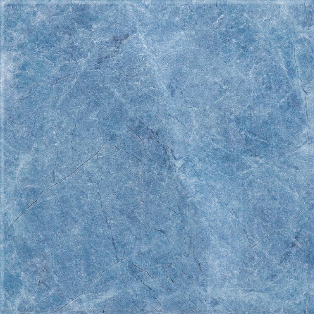 Piso Cerâmico Maldivas Anil Azul Bold Acetinado 20x20 Pierini