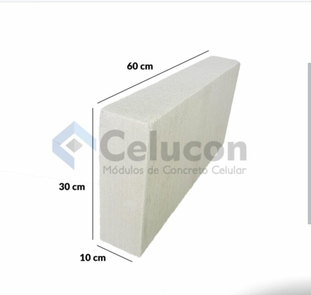 Bloco Celular de Cca 10x30x60cm Celucon