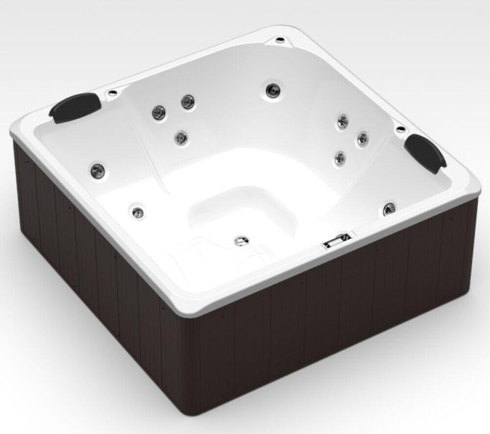 Spa com Hidromassagem Acrílico para 5 Pessoas 1,75X1,75M Branco Addra