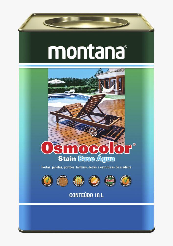 Osmocolor Stain Agua Semi-transparente Mogno Acetinado 18l Montana