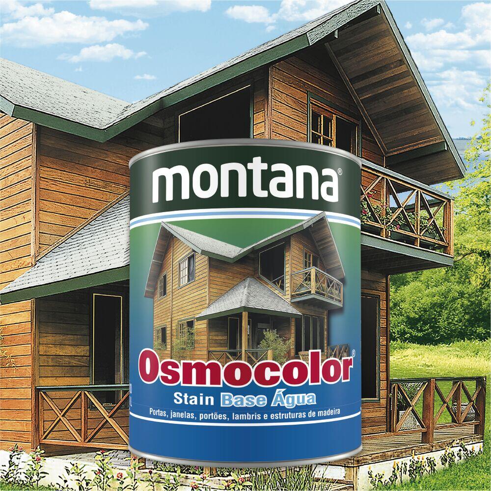 Stain Osmocolor Base de Água Semi Transparente Castanheira 900ml Montana