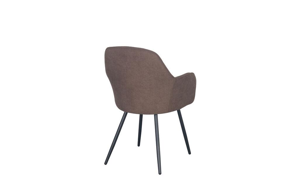 Poltrona Confort Marrom Retangular Diagonal