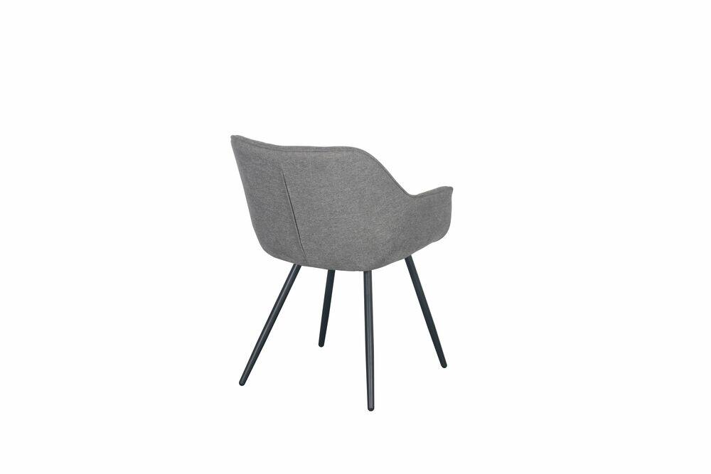 Poltrona Confort Cinza Retangular Diagonal