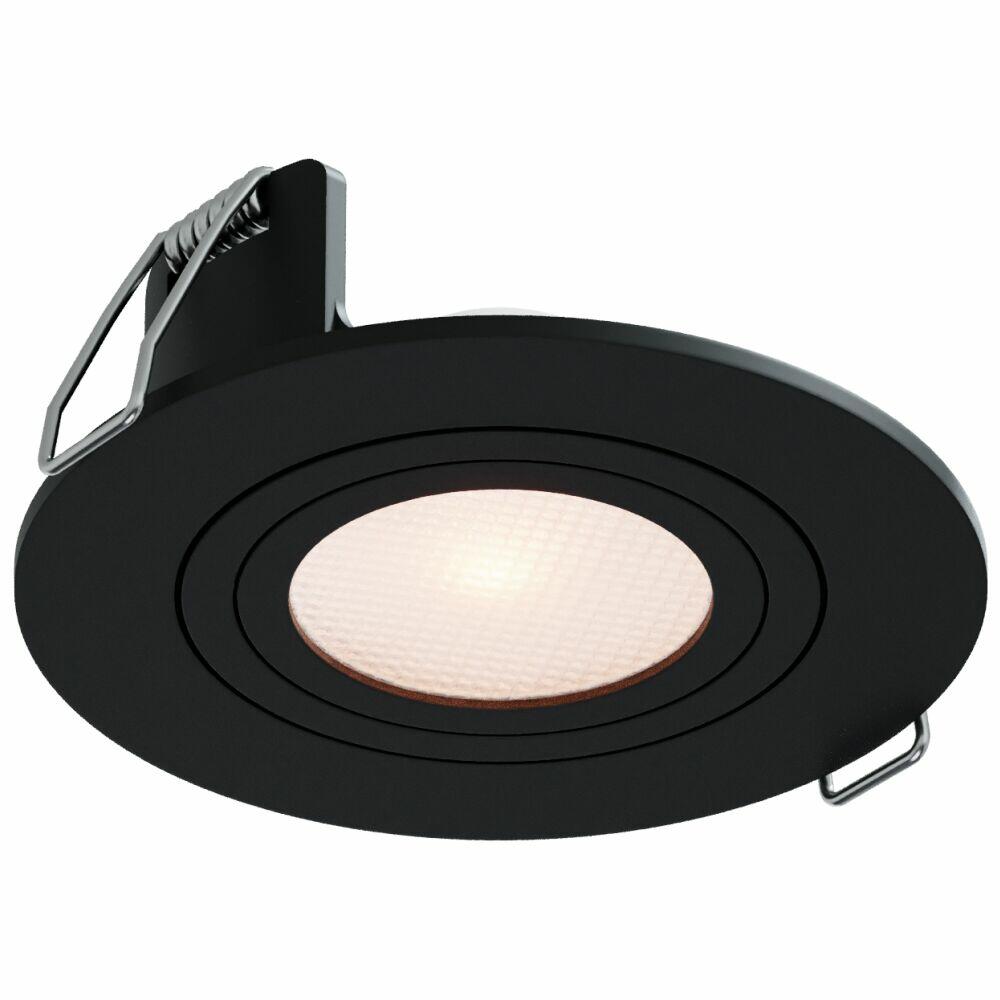 Spot Embutir Redondo Par30 Preto Gu10 Play Bivolt Vitralux