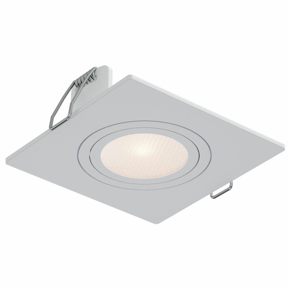 Spot Embutir Quadrado E27 Par30 Branco Play Branco Bivolt Vitralux