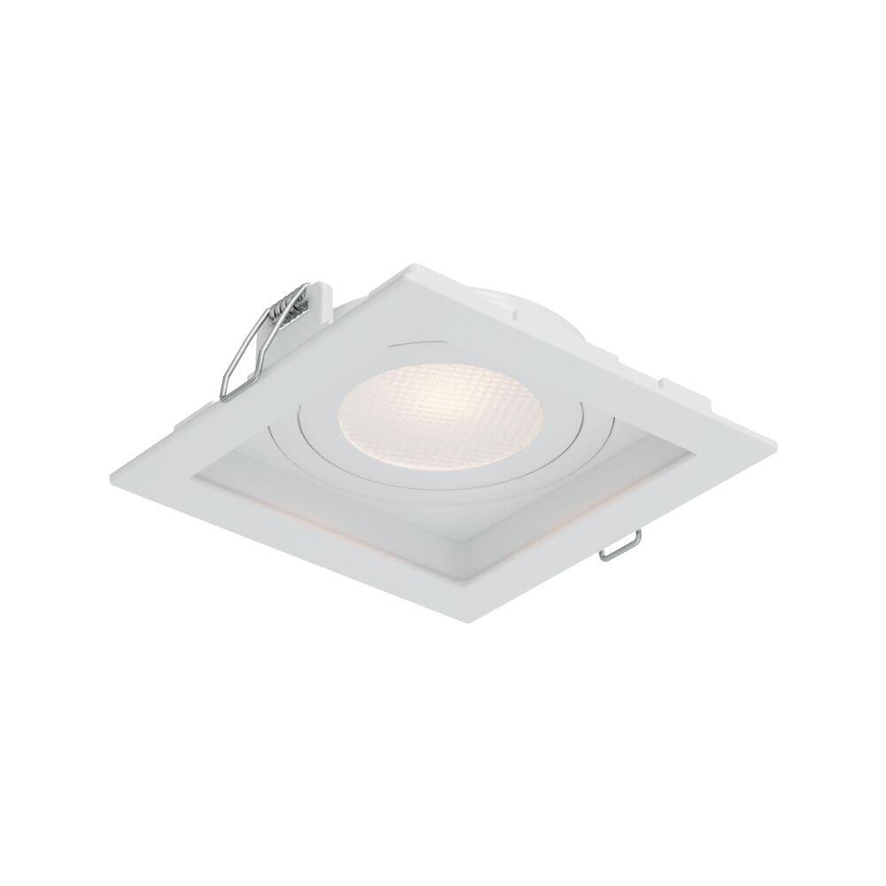 Spot Embutir Quadrado Recuado Ar70 Branco Gu10 Play Bivolt Vitralux