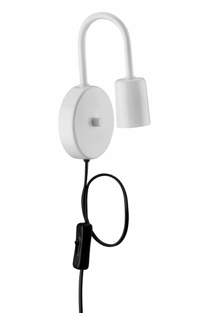 Arandela  Externa Lâmpada Panamera Branco Bivolt Vitralux