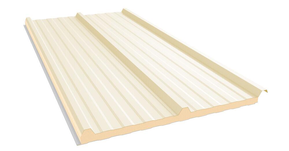 Telha Termica 1,00X3,45mx20mm Aço Marfim e Branco Neve Kingspan