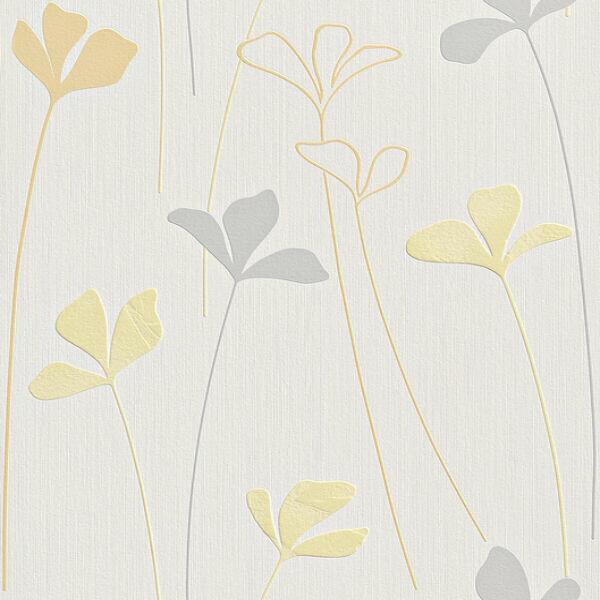 Papel Parede 0,53x10m Folhagem Diagonal