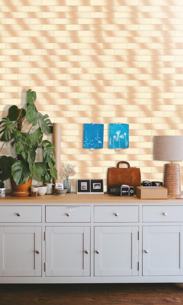 Revestimento Parede Terracota Palha Bold Acetinado 6,5X25,6 Pierini