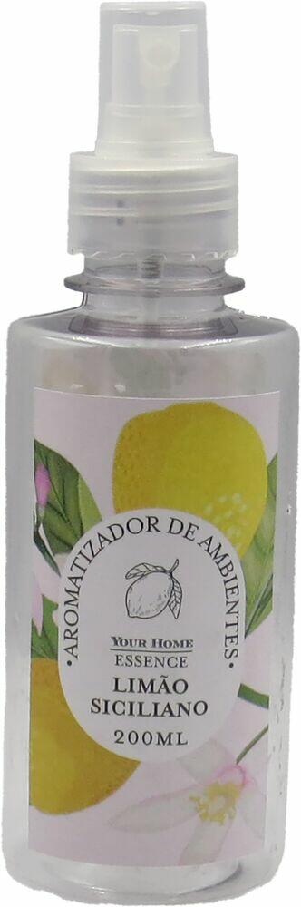 Spray Ambientes Limão Siciliano 200ml Aromar Perfumes