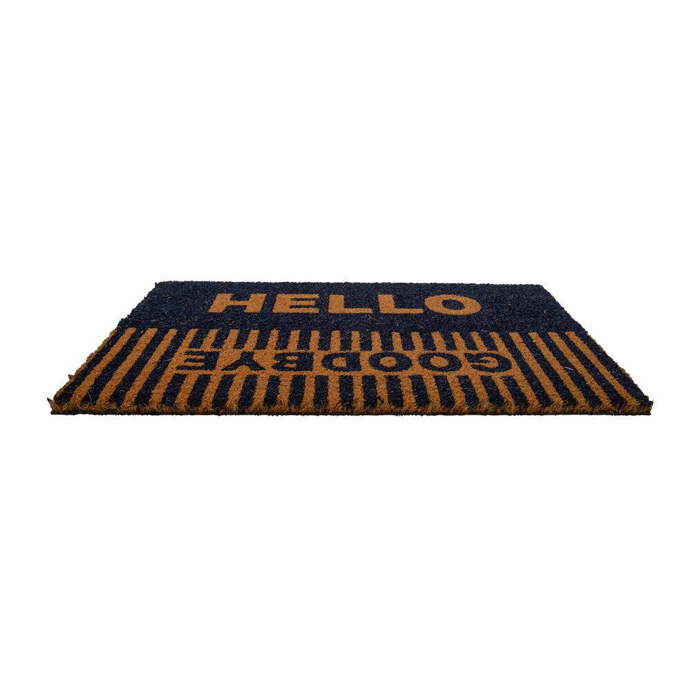 Capacho Fibra de Coco 60x40cm Hello Natural Diagonal