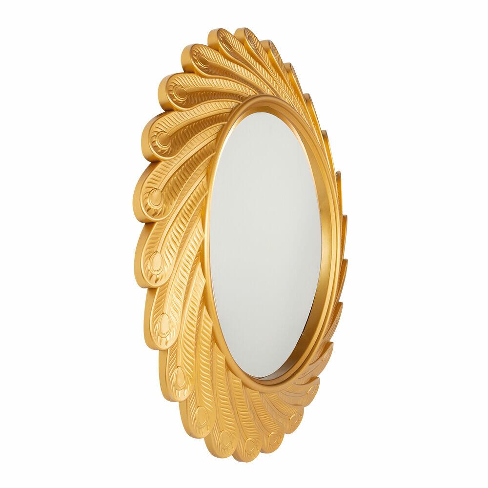 Espelho 51cm Gold Redondo Diagonal