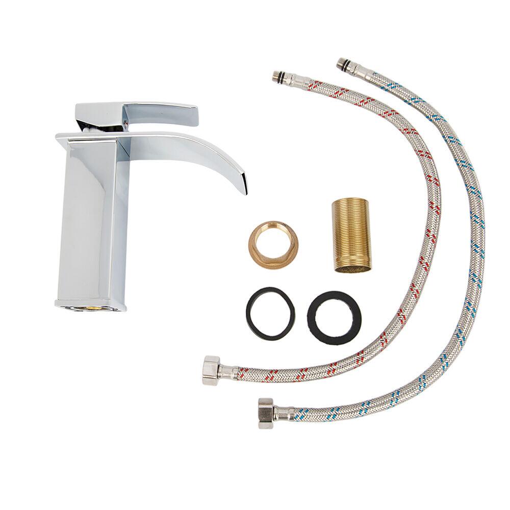 Misturador Monocomando Cascata Bica Baixa Cromado 1/4 Volta Premium