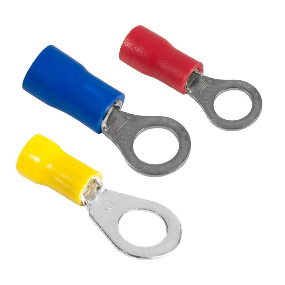 Conector Terminal Anel 4,3mm 10 Peças Azul A Santos