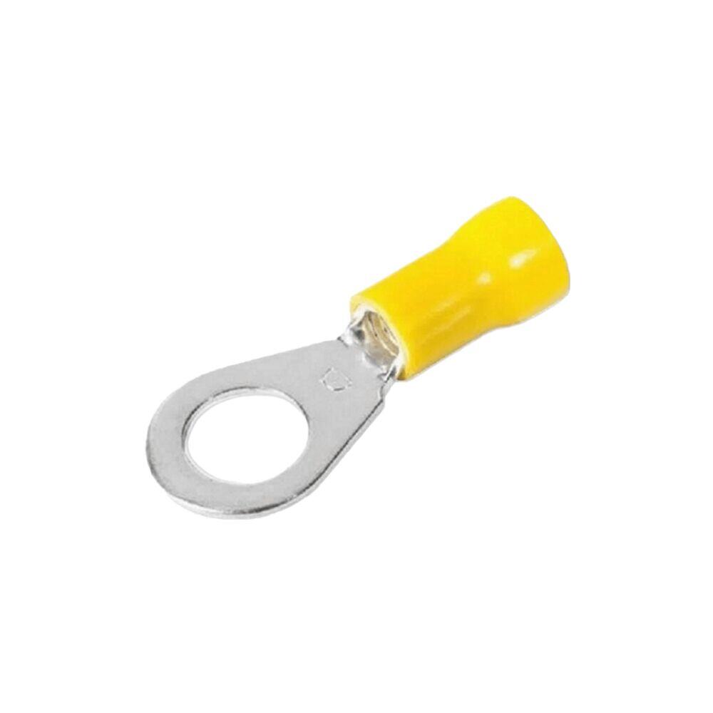 Terminal Anel 3,7mm 10 Peças Amarelo A Santos