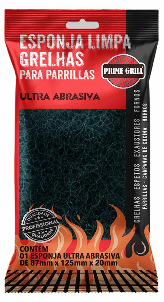 Esponja Abrasiva Grafite Escuro Prime Grill