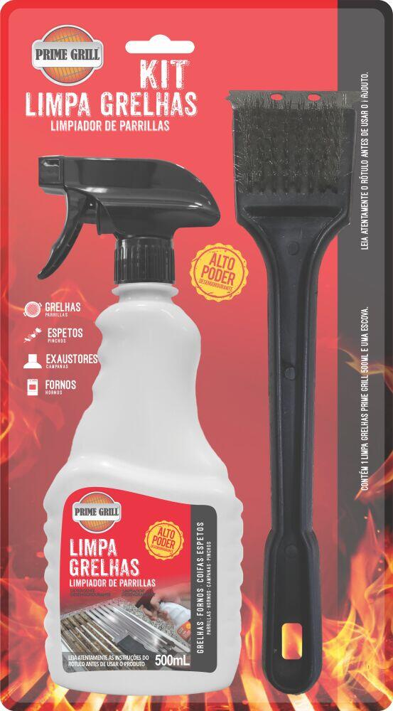 Kit Limpeza Grelha Prime Grill