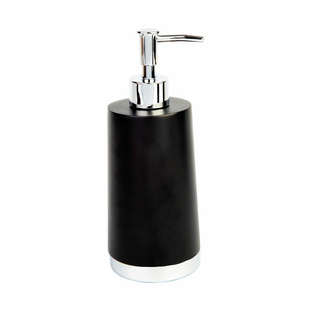 Saboneteira Liquida Lumiah 8x8cm Preto Casa&ideia