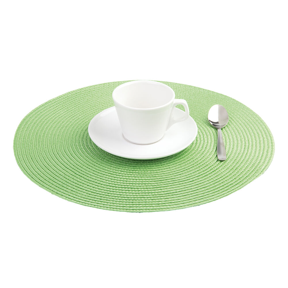 Lugar Americano Labirinto 38x38cm Verde Redondo Casa&ideia