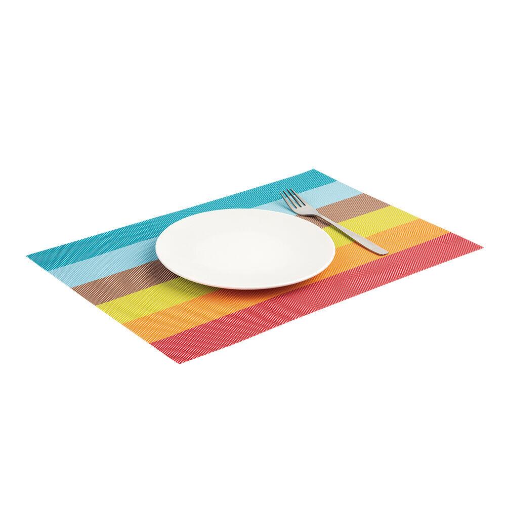 Lugar Americano Pvc 45x30cm Listras Retangular Casa&ideia