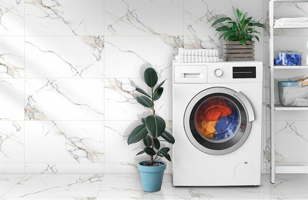 Piso Cerâmico Pr40271 Branco Cinza Retificado Polido 40x75 Ilhabella