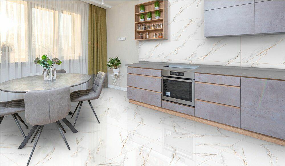 Piso Cerâmico Pr40311 Branco Avela Retificado Polido 40x75 Ilhabella