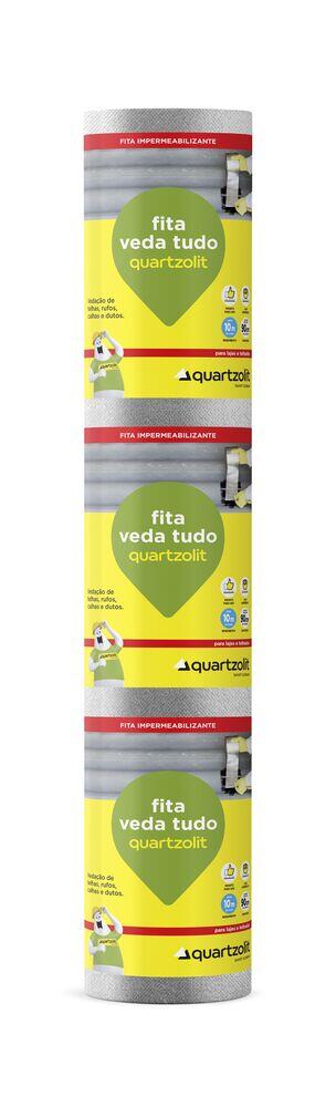 Fita Veda Tudo 0,90x10m Sleeve Alumínio Quartzolit