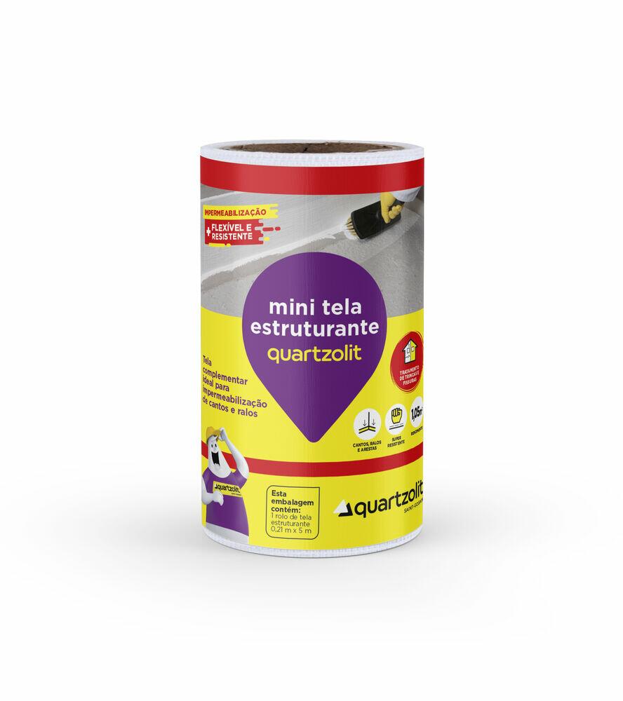 Mini Tela Estruturante 5m Branco Quartzolit