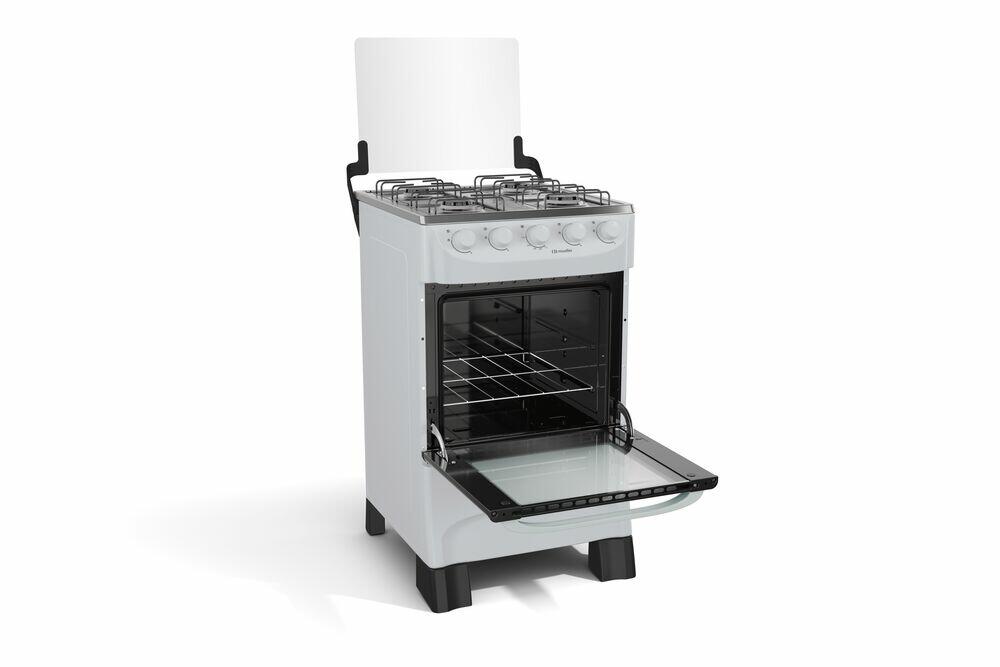 Fogão de Piso 4 Bocas Fogão Mfi4ba 4b Branco Bivolt Mueller