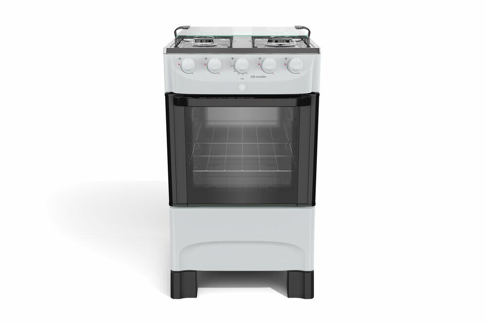 Fogão de Piso 4 Bocas Fogão Mfi4bb Branco Bivolt Mueller