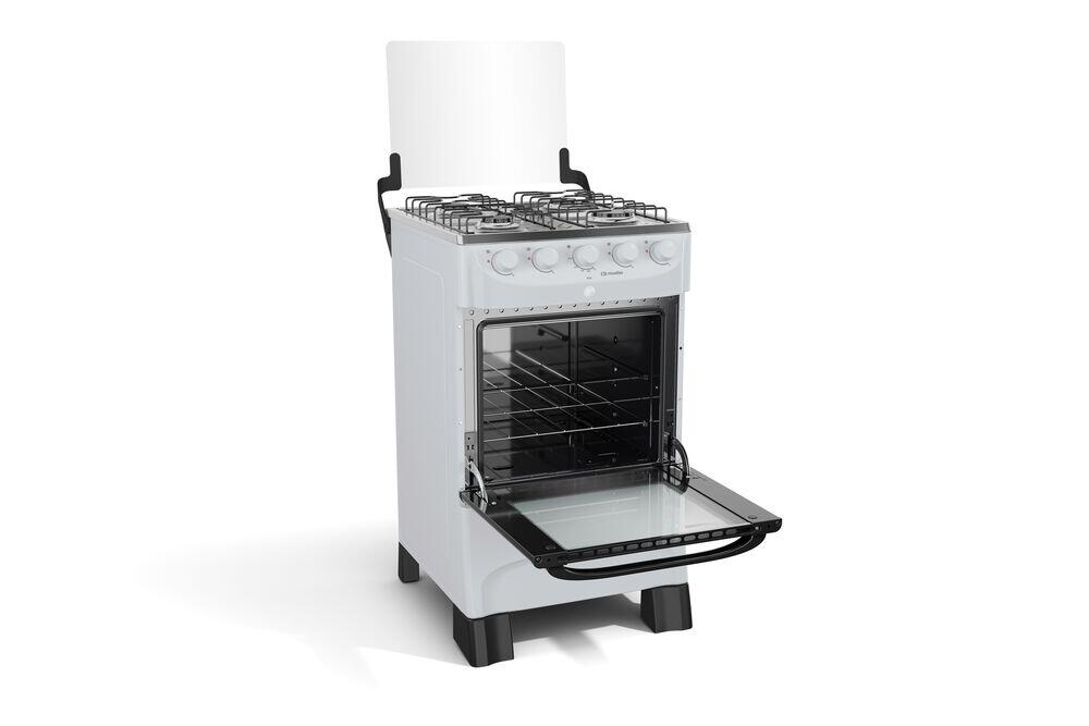 Fogão de Piso 4 Bocas Fogão Mfi4bb Branco Bivolt Mueller
