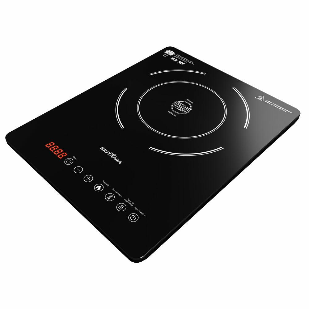 Cooktop Indução 1 Boca Bct14p Preto Bivolt Britânia