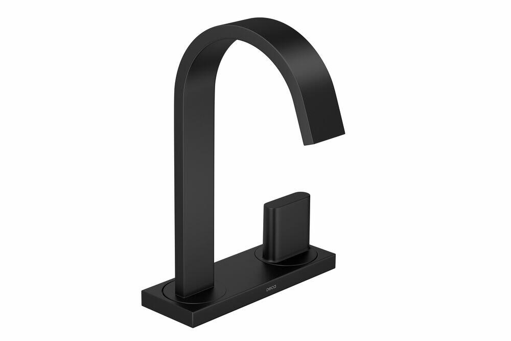 Torneira para Banheiro de Mesa Bica Alta 1/2'' Polo Black Matte Deca