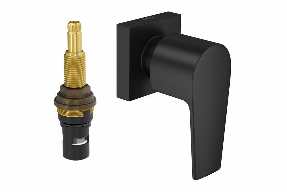 Acabamento para Registro 1/2''e 3/4'' Level Black Matte Deca