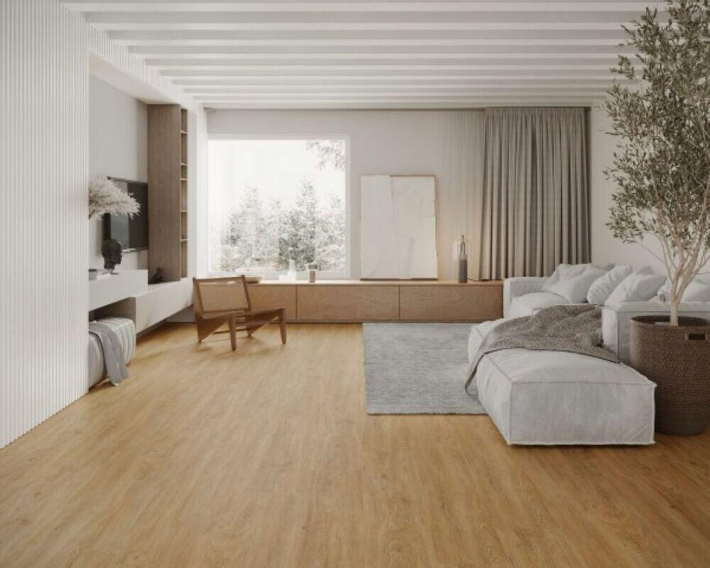 Piso Vinílico Cola 23,80x150 Mass Home Siena Biancogres