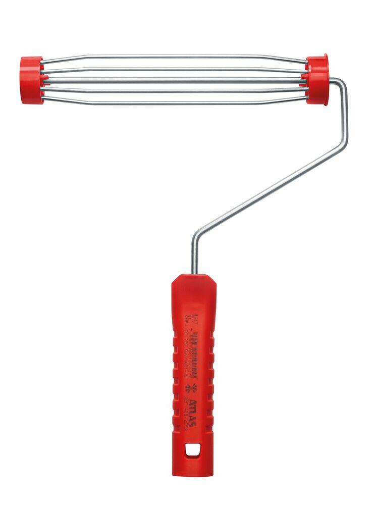 Garfo de Pintura Gaiola Aço Sem Rosca 23cm Vermelho Atlas