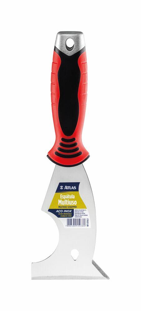 Espátula Aço Acessórios Vermelho Atlas
