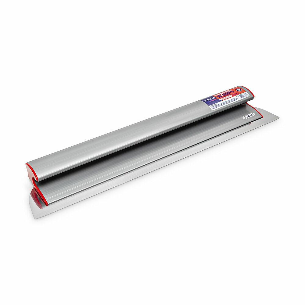 Desempenadeira de Aço Inox 60cm Cinza Atlas
