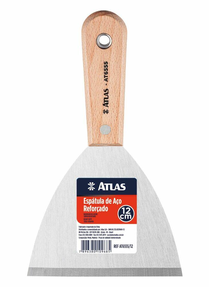Espátula de Aço Acessórios Marrom 21cm Atlas