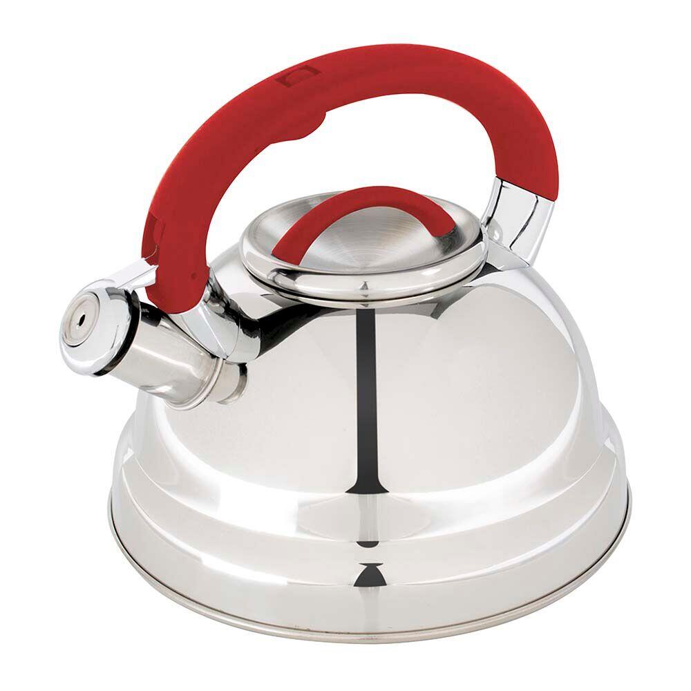 Chaleira 3l Diletta Fundo Triplo Vermelho Mor