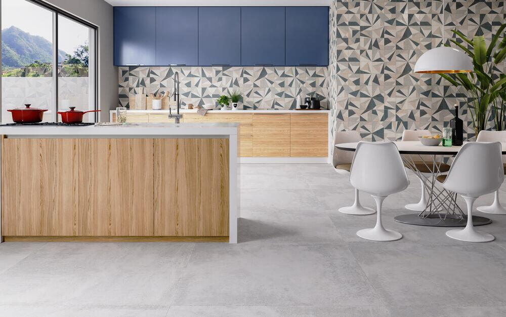 Porcelanato Studio Gray Acetinado Retificado Classe C 90x90 Biancogres