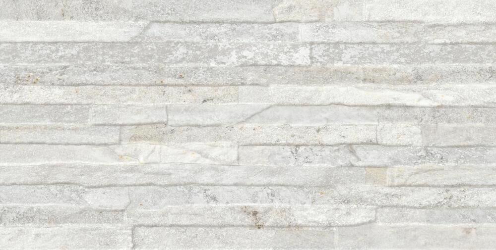 Piso Cerâmico Mal37990r Branco Granilhado Retificado Externo 35x70 Incefra