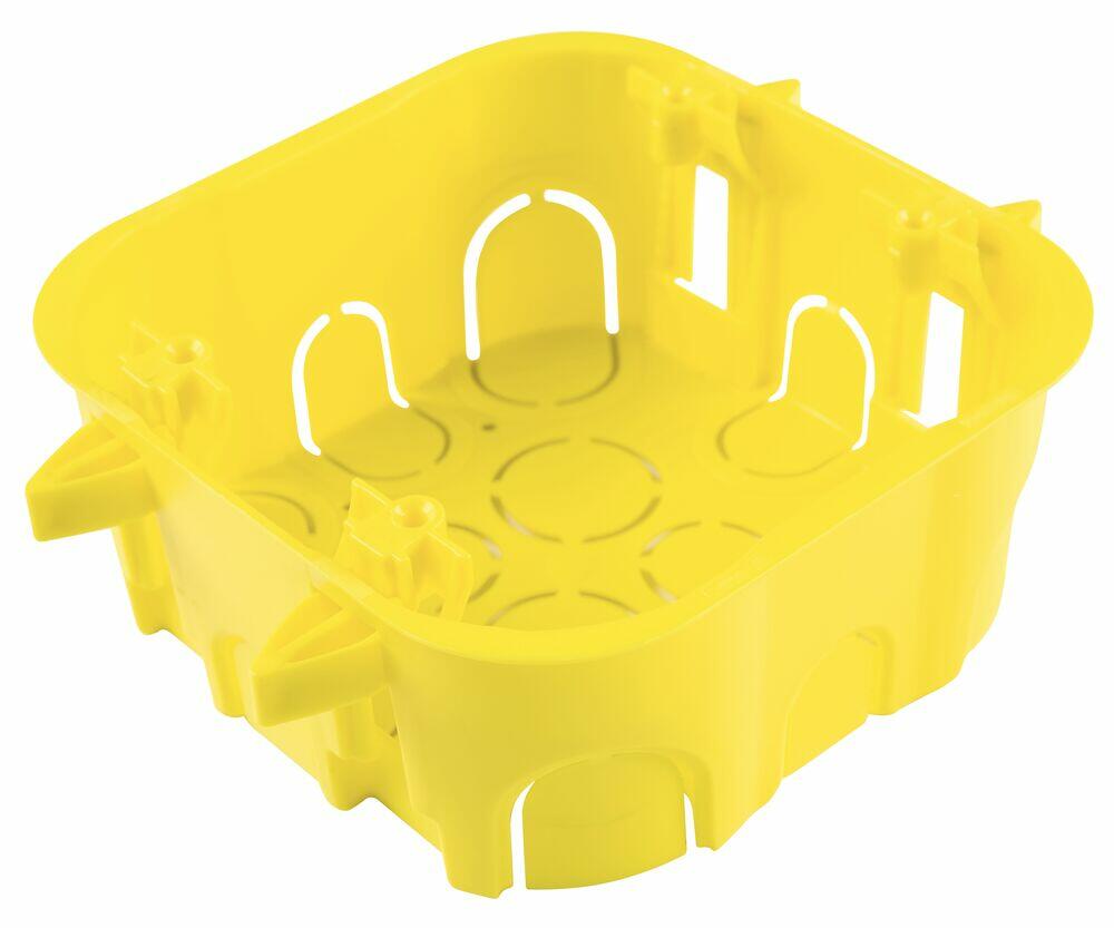 Caixa Luz 4x4 Caixa Drywall Amarelo Tramontina