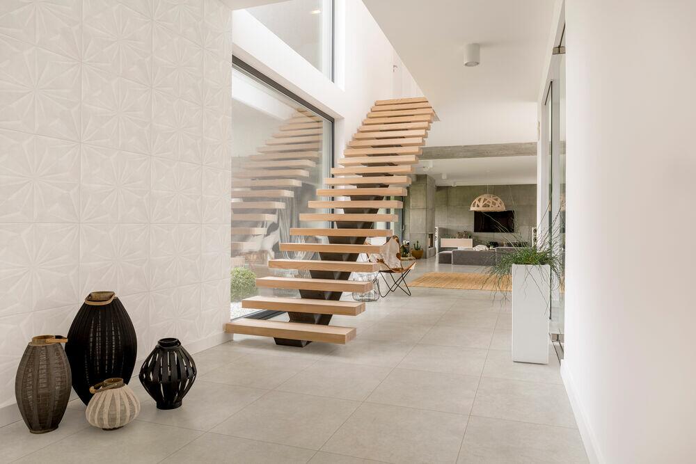 Porcelanato Cement Grigio Cinza Concreto Retificado Acetinado 61x61 Realce