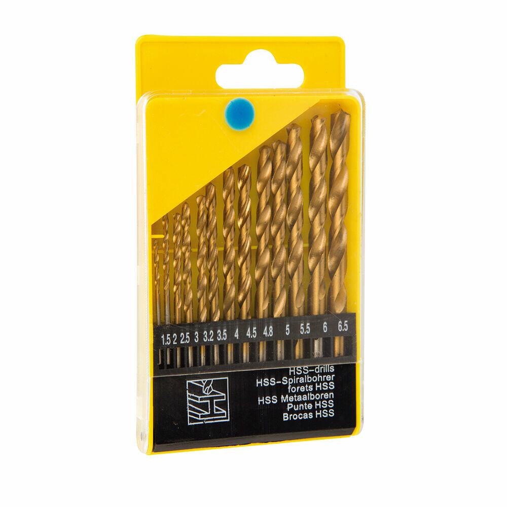 Jogo de Broca Aço 13 Peças 12x7,5x1,5cm Brico Forte